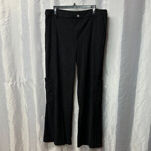 Black Cargo Pants 2356